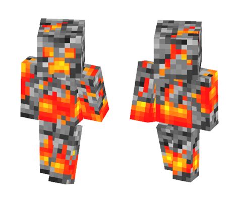 Lava Creeper Minecraft Skins