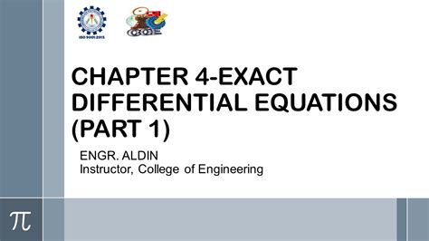 Exact Differential Equations Test Of Exactness And Solutions 2 Methods