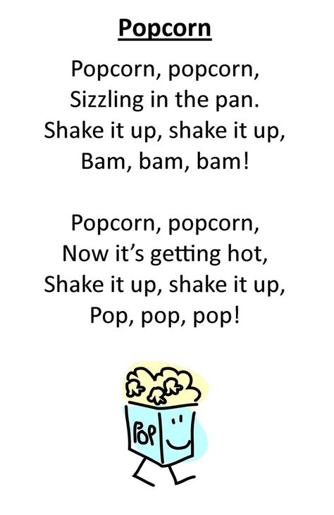 Sounds perfect wahhhh, i don't wanna. Itty Bitty Rhyme: Popcorn - Fun rhyme and even more fun to ...