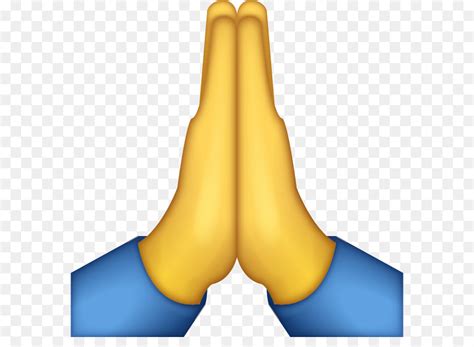 Tangan Berdoa Doa Emoji Gambar Png