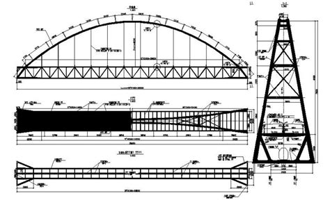 Bridge Structure Drawings Detail Plan And Elevation Autocad File Cadbull