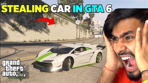 Techno Gamerz Stealing Car In Gta 5 Youtube
