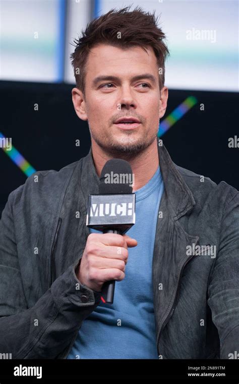 Actor Josh Duhamel Visits Newmusiclive At The Muchmusic Headquarters To Promote His New Movie