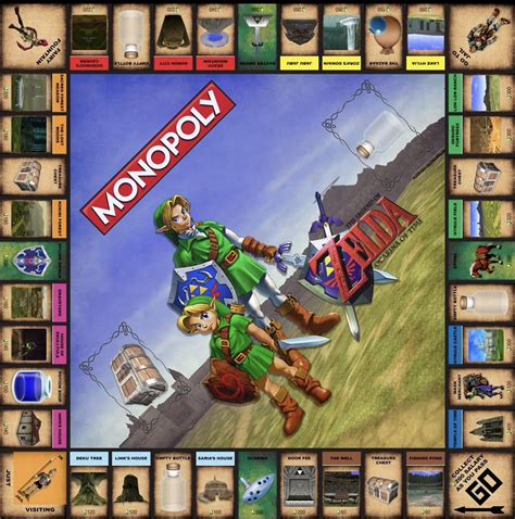 Oc I Made A Custom Legend Of Zelda Monopoly Board Rzelda