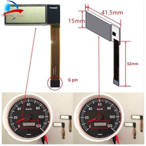 Vdo Speedometer Tachometer Lcd Screen For Daf Leylandkenworth