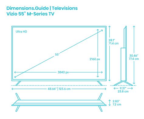 Vizio 70 V Series Tv Dimensions Drawings 51 Off