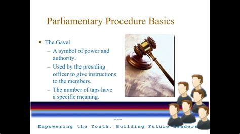 parliamentary procedure explained youtube