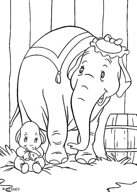 Dibujos Para Colorear Dumbo Bebé