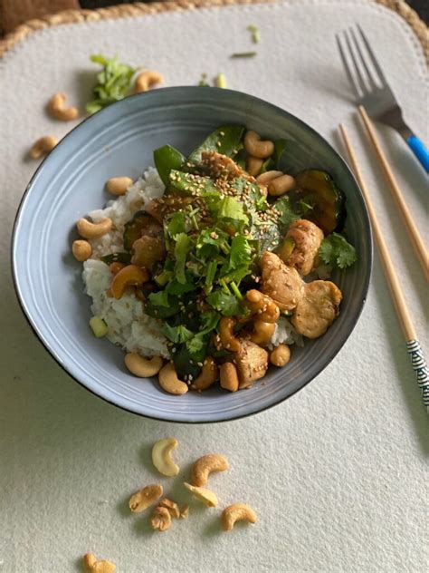 Thaise Kip Cashew Met Courgette Foodblog Foodinista