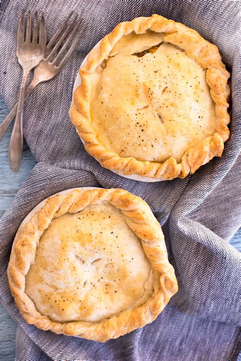 I like to make a two crust chicken pot pie with homemade crust, but you could also use premade crust if you're in a hurry, or make the precut frozen veggies work just fine if you are in a hurry. Chicken Pot Pie - Deliciously Declassified