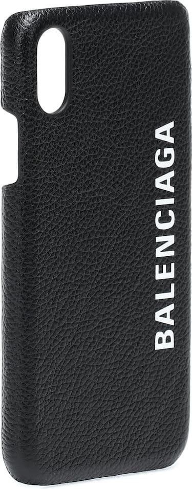 Balenciaga Cash Leather Iphone X Case Luxed