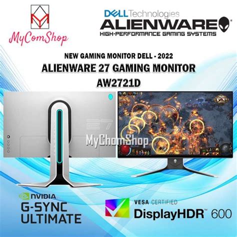 Jual Dell Alienware Monitor 27 Aw2721d Qhd 2560x1440 240hz Ips 1ms Di
