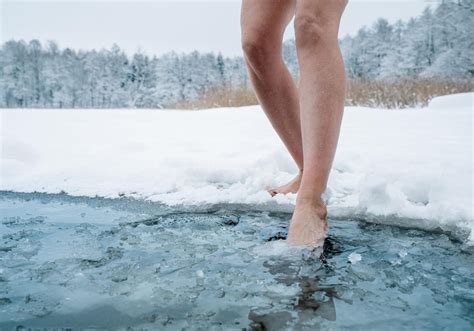 swimming naked in freezing water europe s trendy winter adventure