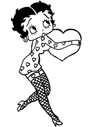 Coloreando Dibujos De La Simp Tica Betty Boop Colorear Im Genes