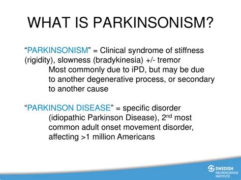 Secondary Parkinsonism Pictures