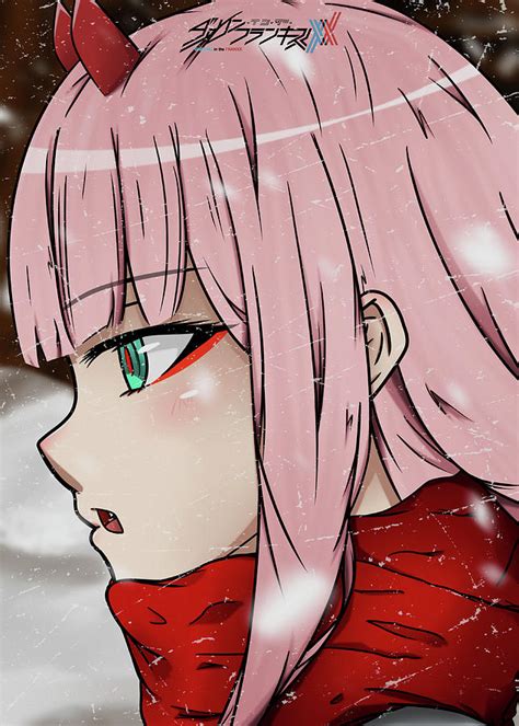Zero Two Of Darling In The Franxx Drawing By Zero Two Fine Art America
