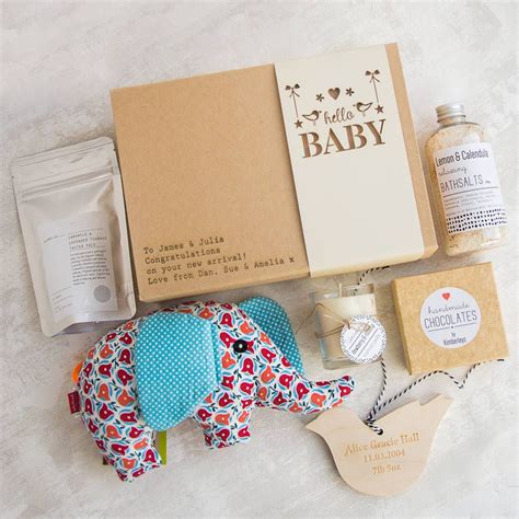 Maybe you would like to learn more about one of these? 'Hello Baby' Personalised Gift Box | Baby gift box, Baby ...