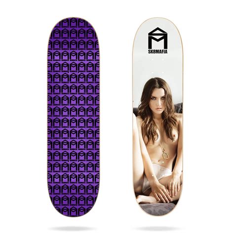 skates skateboards and scooters sk8 mafia skateboard deck wet 3 girl 8 0 skate with griptape