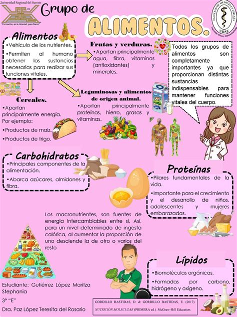 Infografía Grupo De Alimentos Por Msgl Nutrición Urse Studocu