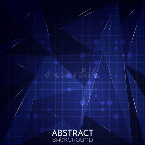 Abstract Background Design Template Stock Vector Illustration Of Blue