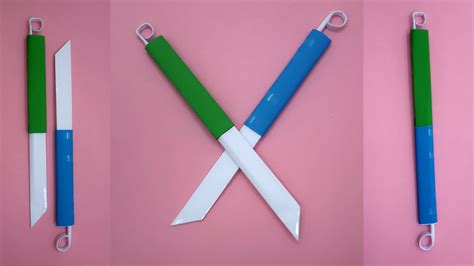 Origami Paper Knife How To Make A Double Paper Knife Two In One