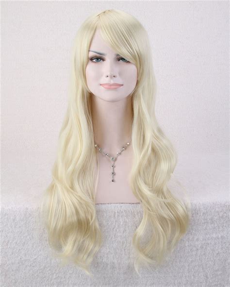 65cm Bwigs Fashion Long Sexy Style Natural Wave Blonde Wig Free Wig Cap