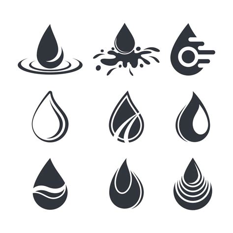 Water Drop Logo Images 3333314 Vector Art At Vecteezy