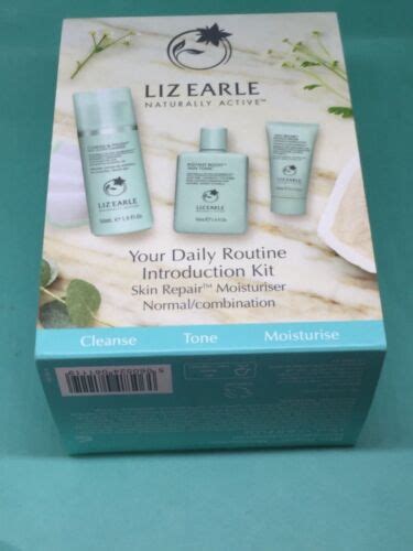 Liz Earle Your Daily Routine Introduction Kit Set Cleanseclothtonicnormcombo 5060524081119