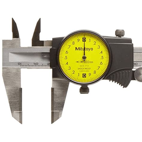 Buy Mitutoyo 0 To 200mm Yellow Dial Vernier Caliper Online At Best