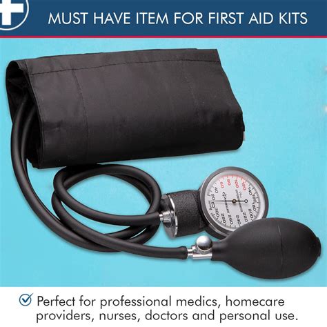 Novamedic Professional Black Adult Size Blood Pressure Machine 87 16