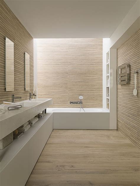 Use Maple Porcelain Wood Look Tiles For Master Bath Flooring Looking
