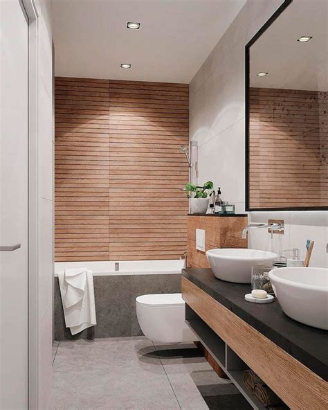 Amazing Bathrooms With Wood Effect Wall Tiles Porcelanosa Wood Tile Bathroom Wood Wall