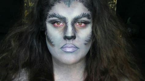 Halloween Makeup Werewolf Tutorial Look Beauty Face Paint She