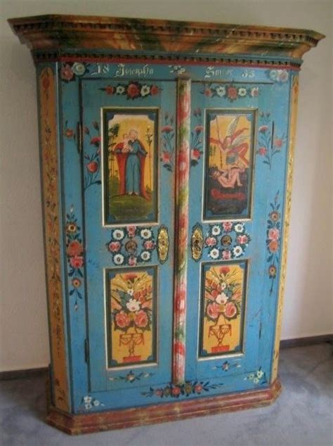 Bavarian Cabinet By Janell Paint Furniture Painted Furniture Hand