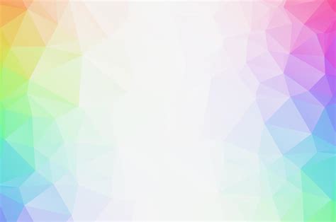 Light Colorful Low Poly Crystal Background Polygon Design Pattern Low