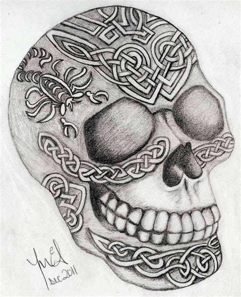 Celtic Skull Skull Celtic Skull Tattoo