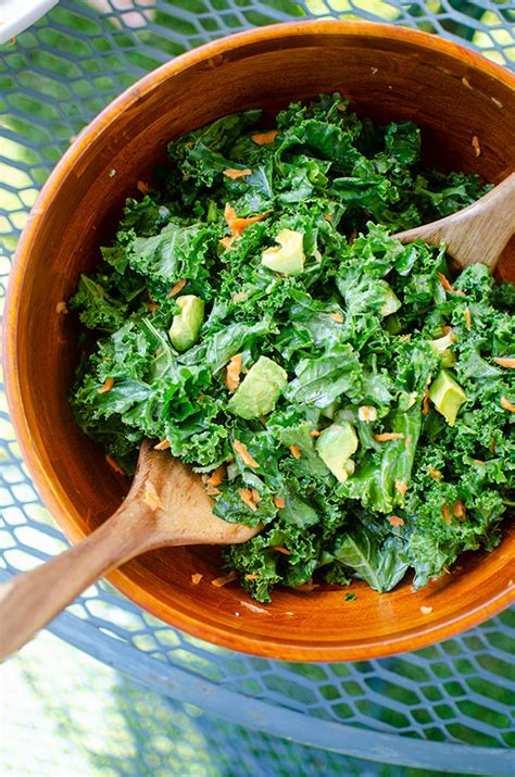 Kale Avocado Salad Living Lou