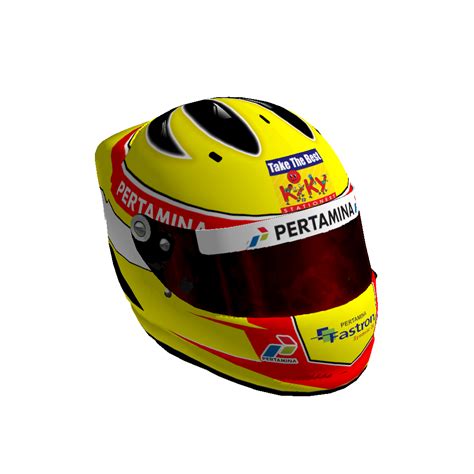 Helmets - Rio Haryanto Helmet - Manor Racing | RaceDepartment