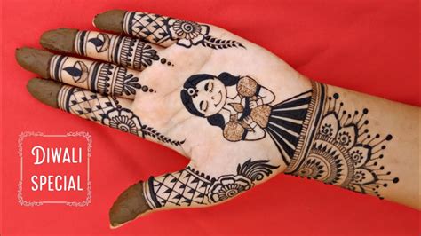 Diwali Special Mehndi Design 2020 How To Make A Girl With Diya