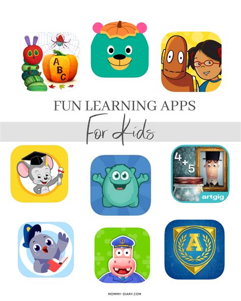 10 Fun Learning Apps For Kids Mommy Diary ® Lifestyle Blog