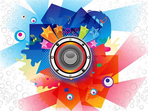 Abstract Colorful Musical Background Stock Vector Illustration Of