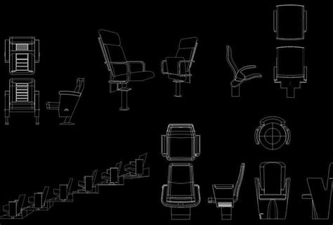 Cinema Chair Cad Block Archives Free Cad Plan