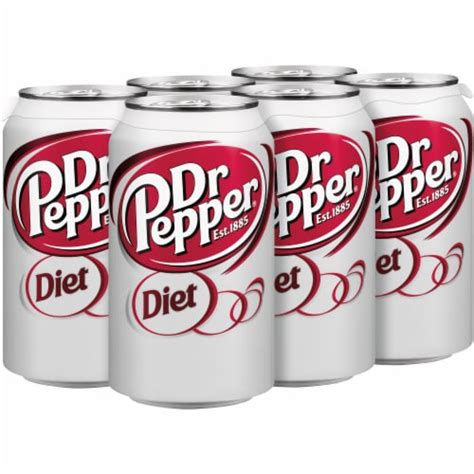 Dr Pepper Diet Soda 6 Cans 12 Fl Oz Ralphs