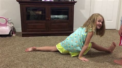 Gymnastics In The House Splits Youtube