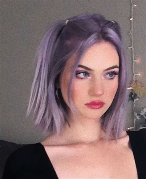 Hair Inspo Color Cool Hair Color Short Dyed Hair Short Purple Hair Short Hair Colors Short