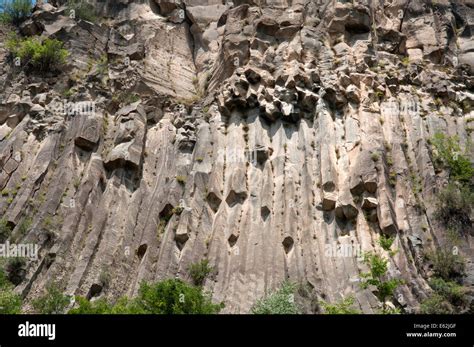 Interlocking Basalt Columns Garni Gorge Armenia Stock Photo Alamy