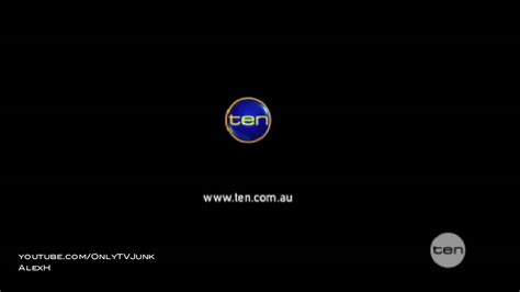 Ten Logo Channel Ten Show Ending Ident Youtube