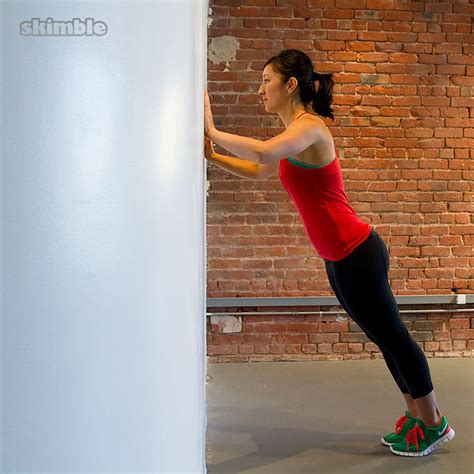 Wall Push Ups Exercise How To Workout Trainer By Skimble