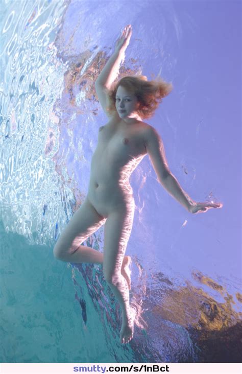 Ocean Underwater Nude Pale Redhead Smallboobs