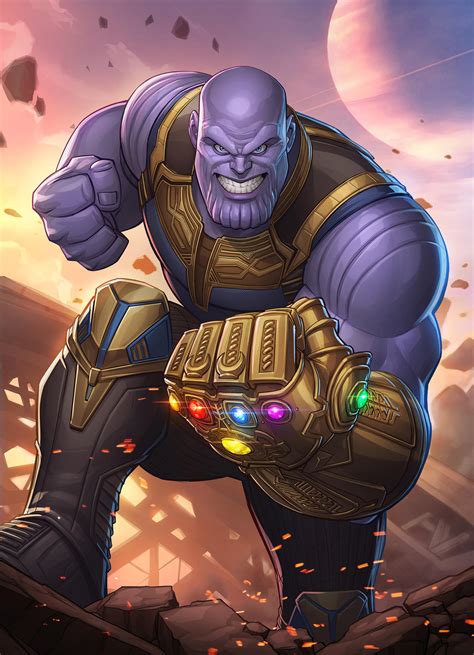 Thanos By Patrickbrown On Deviantart